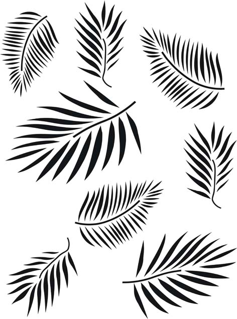 stencil Schablone Blätter: stencil Schablone BlätterWillkommen bei